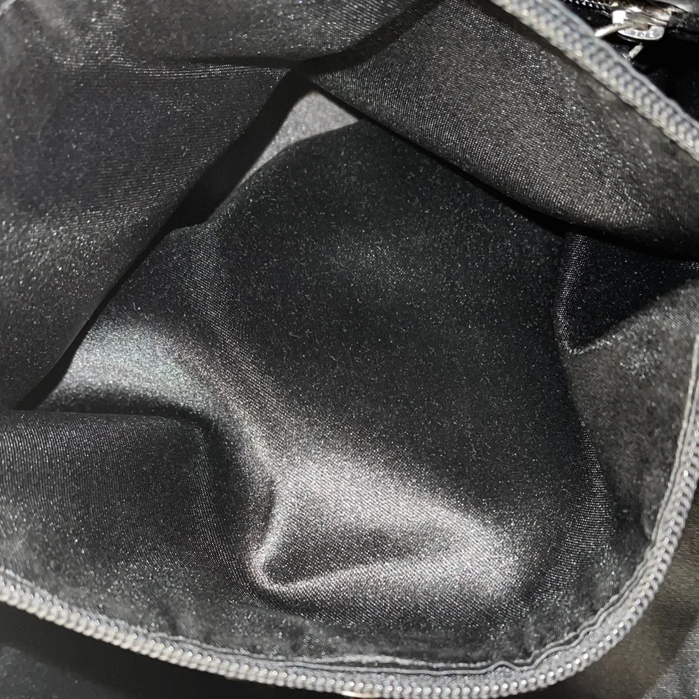 Coach Penelope Pebbled Black Leather Handbag Silver Hardware Coach B1273-F16531